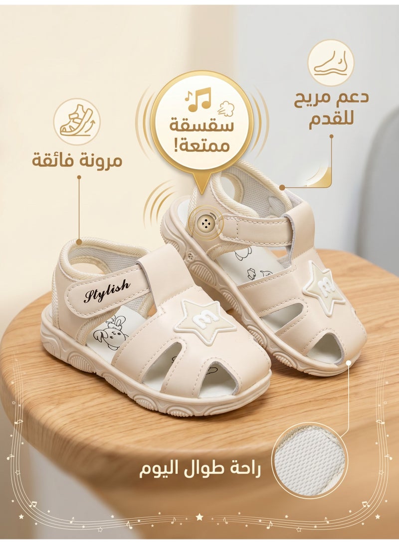 stylish Baby shoes with sound - Baby shoes with sound - Baby sandals with whistle | Sole with whistle, shoes and sandals that make noise for girls and boys, baby girl shoes and comfortable sandal slippers, baby shoes with sound in modern designs and suitable for children's gifts - Image 3