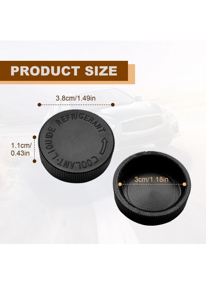 KEVWR 2PCS Engine Radiator Coolant Water Tank Black Reservoir Cap, Compatible with Infiniti Nissan Renault, OEM# 21712-79900  - Image 1