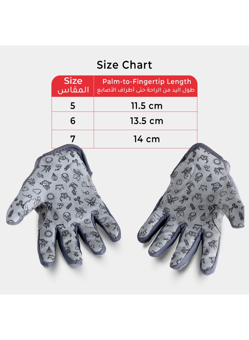 Woom TENS Kids Bike Gloves | Shock-Absorbing Padded Palm | Breathable Mesh Back | Size 6 Youth Cycling Gloves | Woom Red - Image 3