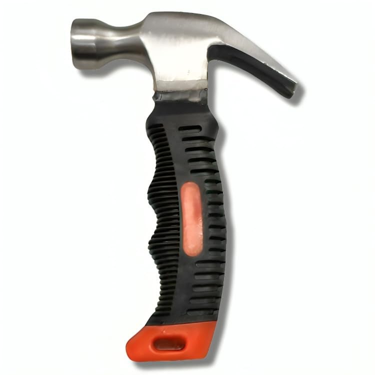 ziodic ZIODIC Mini Hammers Rubber Grip Short Handle Claw Hammer Carpentry Iron Hammer Household Multipurpose Hammer Hardware Tools Multicolor  - Image 1