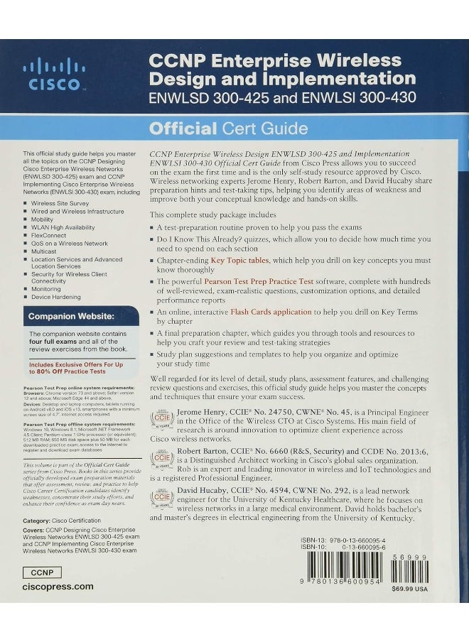 CCNP Enterprise Wireless Design ENWLSD 300-425 and Implementation ENWLSI 300-430 Official Cert Guide: Designing & Implementing Cisco Enterprise Wireless Networks