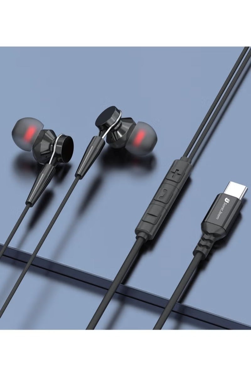 SONIC JEEM AE-Sonic Game Ear Phone Hifi Wired Earphones Built-in Microphone with Smart Chip, High Definition Noise Cancelling, - Image 2