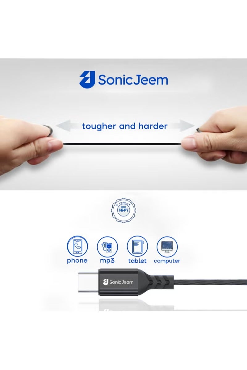 SONIC JEEM AE-Sonic Game Ear Phone Hifi Wired Earphones Built-in Microphone with Smart Chip, High Definition Noise Cancelling, - Image 3