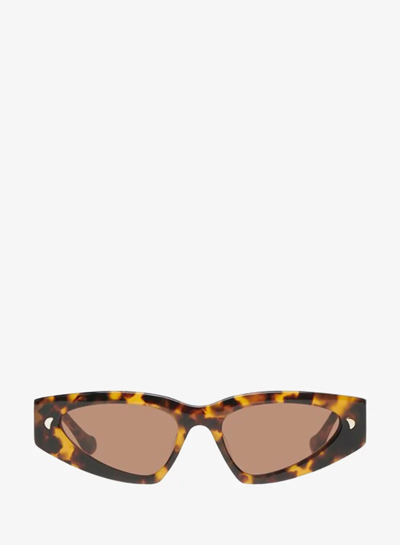 Nanushka Petite Architectural Acetate Sunglasses