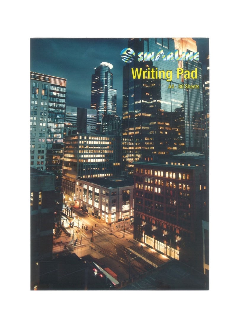 SINARLINE 10-Piece A4 Size Writing Pad 80 Sheets - Image 2