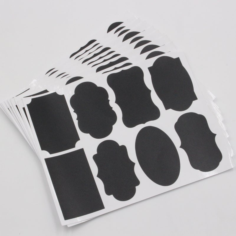 Glass Bottle Stickers, Removable Blackboard Stickers, Pvc Graffiti Teaching Writing Stickers, Multiple Styles Available - Image 3
