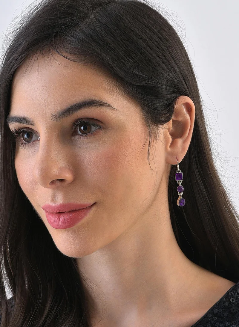 SOHI Stone Artificial Drop Earring Jewellery