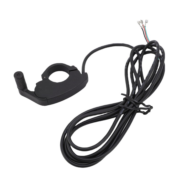 Electric Bike Thumb Throttle Right Hand Front Push Speed Control Finger Throttle Accelerator with Female Connector for Electric Scooter - Image 2