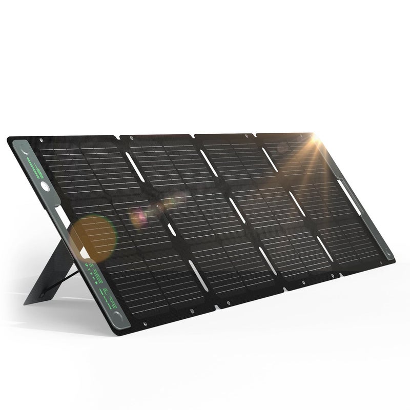 ACACIA 120W Portable and Fodable Solar Panel for 30050010001500W Power StationSolar Charger with Ajustable KickstandA Monocrystalline PV Cell and Waterproof IP67 for RV Off Grid SystemCamping