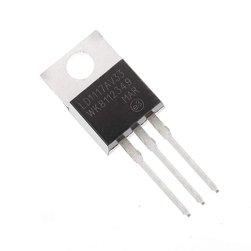 Bridgold 10pcs LD1117V33 LD111 LD33V Linear Voltage Regulator 950mA 3.3V TO-220,3-Pin - Image 2