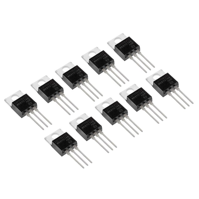 Bridgold 10pcs LD1117V33 LD111 LD33V Linear Voltage Regulator 950mA 3.3V TO-220,3-Pin - Image 1