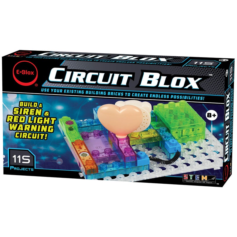 E-Blox EBlox Circuit Blox Builder 115 Projects Circuit Board Building Blocks Toys Set for Kids Ages 8 - Image 4