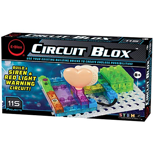 E-Blox EBlox Circuit Blox Builder 115 Projects Circuit Board Building Blocks Toys Set for Kids Ages 8 - Image 1