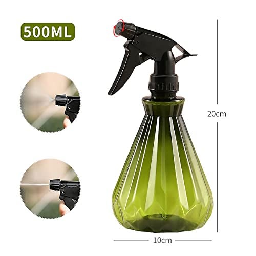 wolpin 500 ml Manual Water Sprayer Bottle for Gardening Plants Salon Haircut Lawn Use Plant Mister Spray for Herbs Flowers Pesticides Fertilizers Easy Use Multipurpose Spray Bottle - Image 4