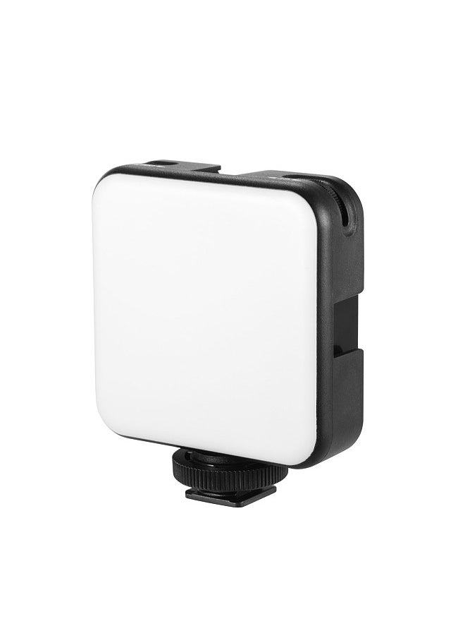 ANDOER - Andoer W64 Mini Bi-color Vlog LED Light 2500K-6500K Dimmable 6W Built-in Rechargeable Battery with 3 Cold Shoe Mounts Compatible with Canon Nikon Sony DSLR Camera, Pack of 1pcs - Image 1