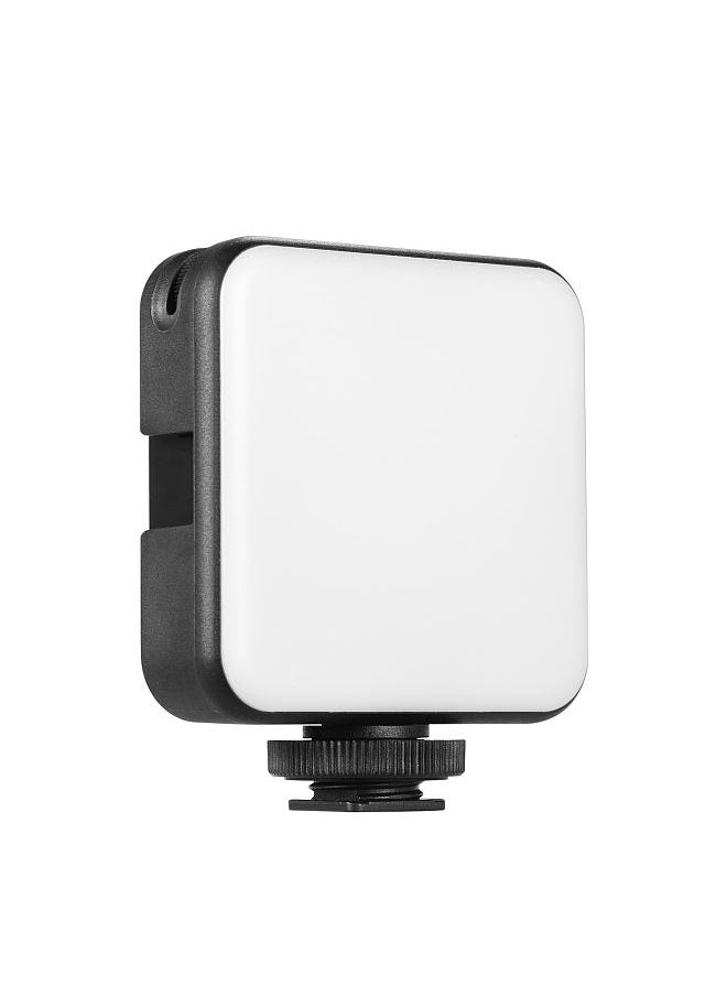 ANDOER - Andoer W64 Mini Bi-color Vlog LED Light 2500K-6500K Dimmable 6W Built-in Rechargeable Battery with 3 Cold Shoe Mounts Compatible with Canon Nikon Sony DSLR Camera, Pack of 1pcs - Image 1