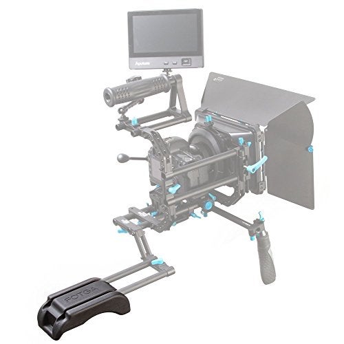 FOTGA Steady Lightweight Shoulder Mount Pad for 15mm Rod Support System DSLR Rig Video Camcorder Camera DV DC - Image 4