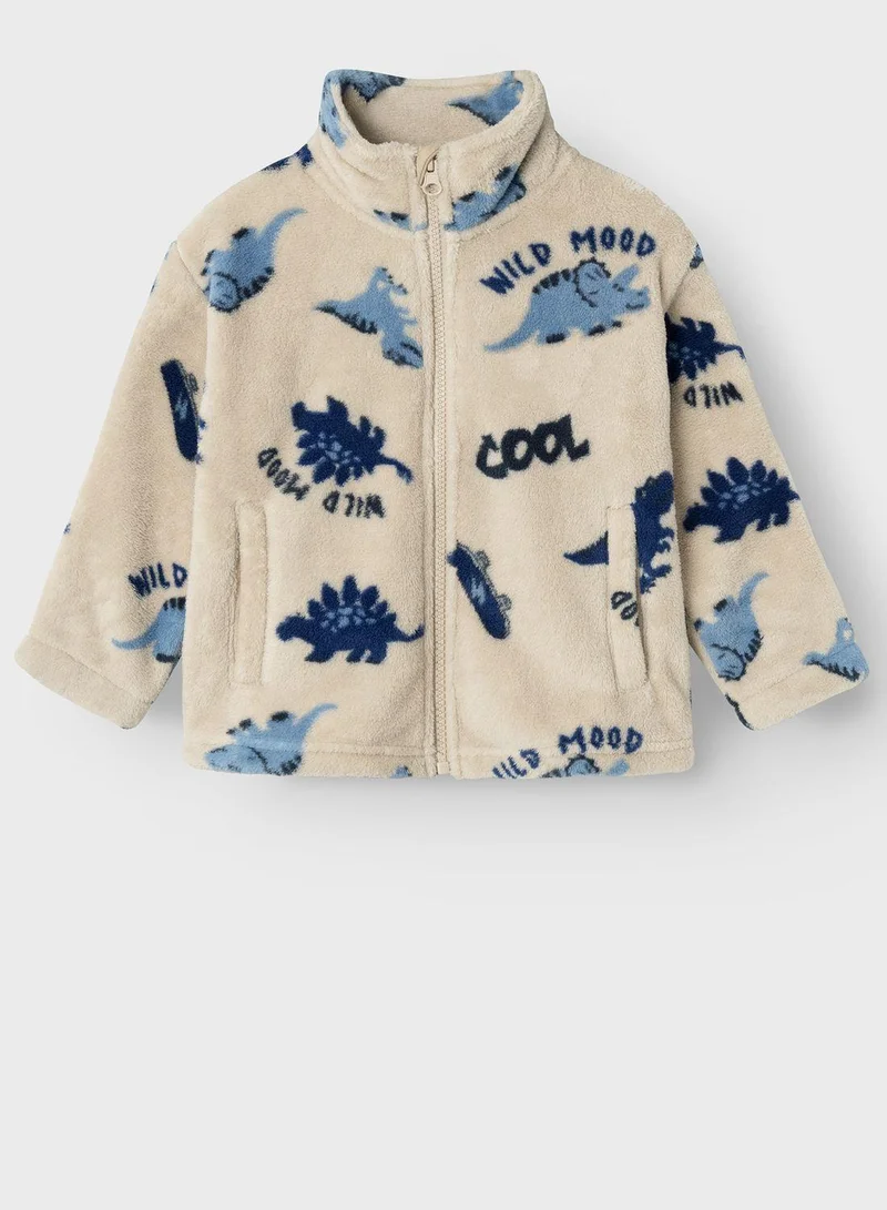 NAME IT Kids Zip Through Printed Jacket