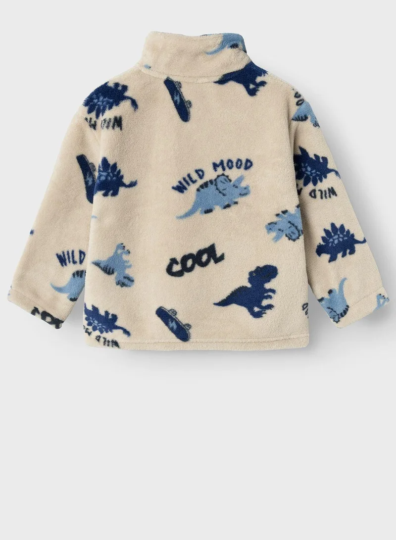 NAME IT Kids Zip Through Printed Jacket