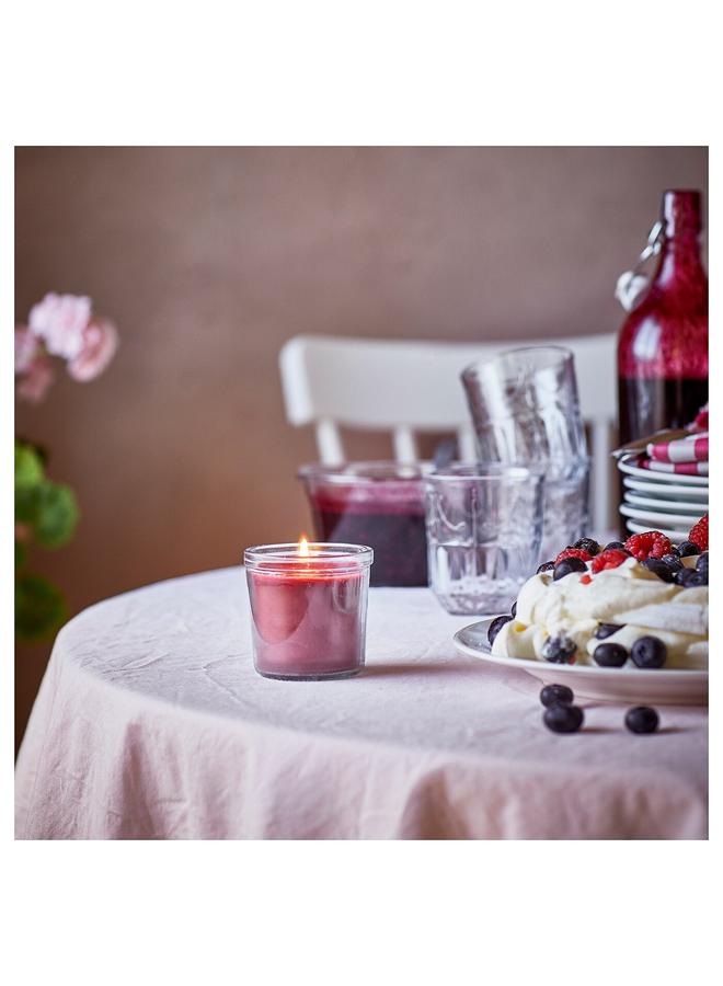 زبون شمعة معطرة في كأس، توت/أحمر، 20 ساعة - Image 4