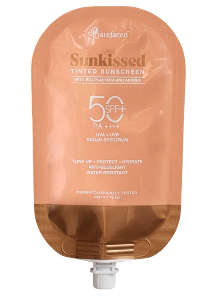 Sunkissed Tinted Sunscreen SPF 50+ Broad Spectrum for Daily Protection 20g