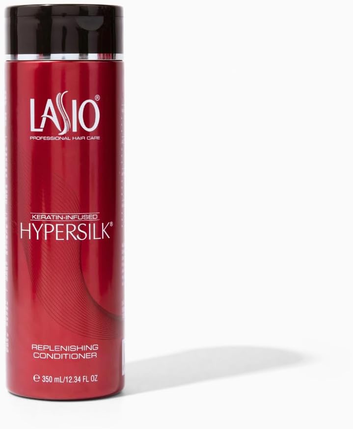 Lasio Keratin-Infused HYPERSILK Replenishing Conditioner - 12.34 Fl. Oz - Nourishing Hair Care for All Hair Types - Image 1
