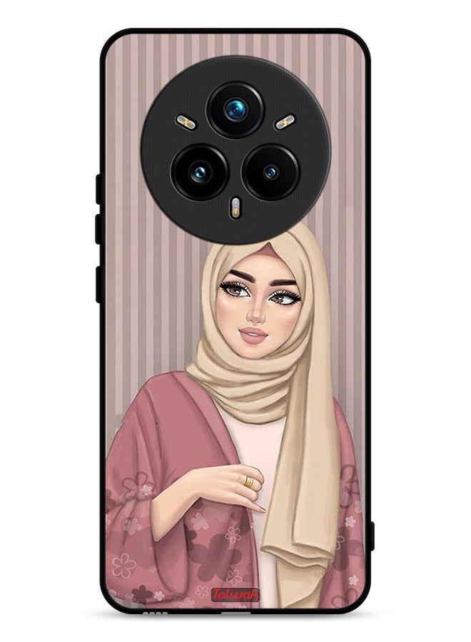 Tolwak Realme 14 Pro 5G Protective Case Cover Hijab Girl Art
