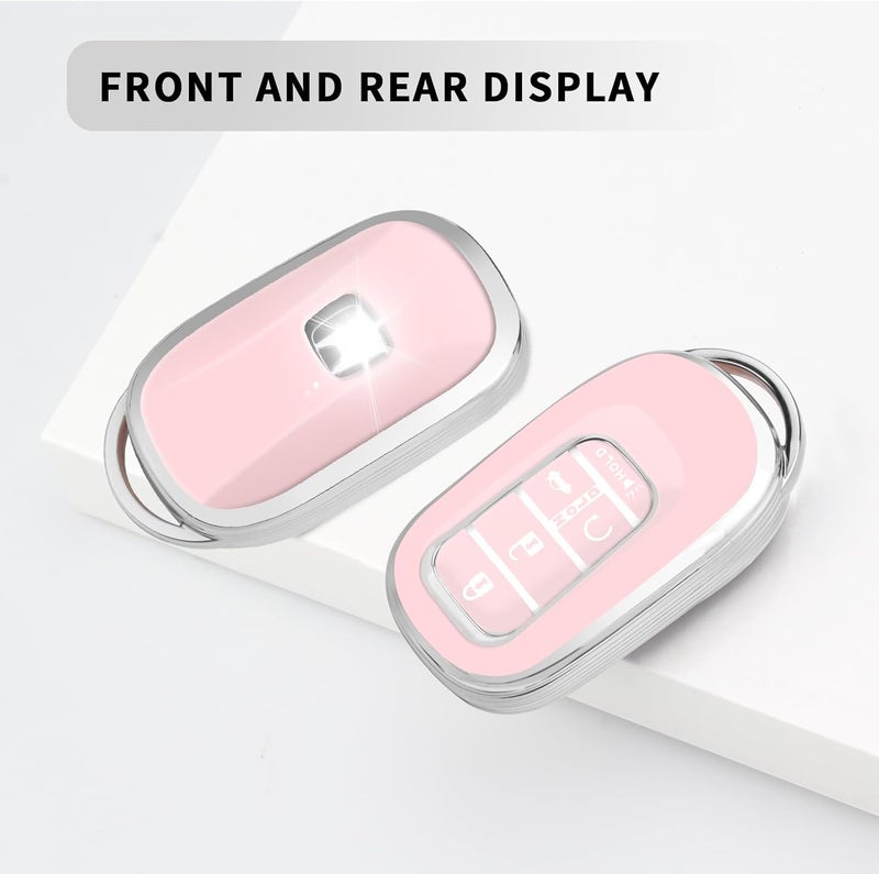 QBUC for Honda Key fob Cover with Keychain,Compatible with 2022 2023 2024 2025 Honda Accord Civic HRV CRV Pilot - Image 3