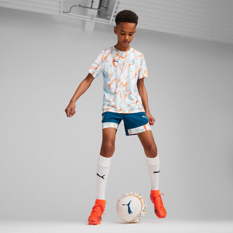 PUMA NEYMAR JR Creativity Youth Blue Football Shorts - Image 4
