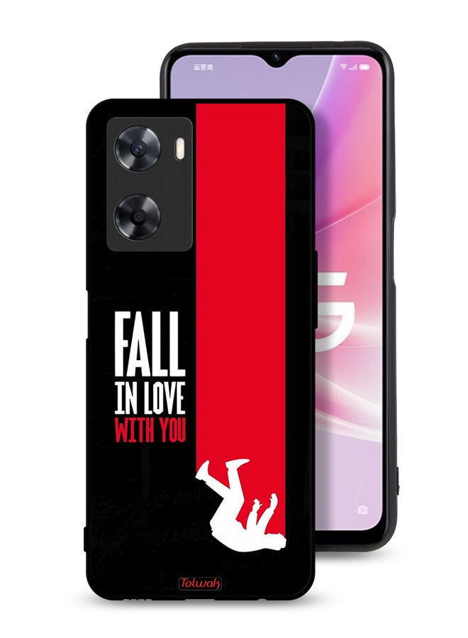 Tolwak Oppo A77s Protective Case Cover Fall In Love With You - Image 1