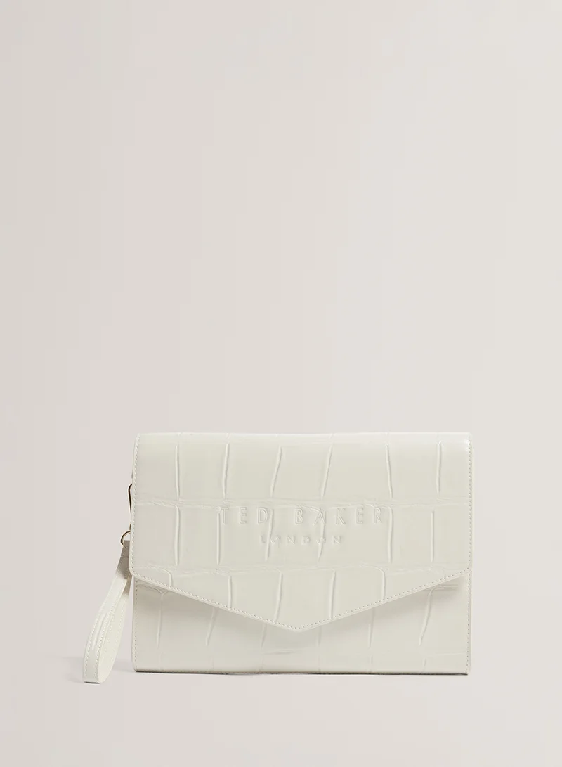 تيد بيكر Croc Effect Envelope Pouch wallets