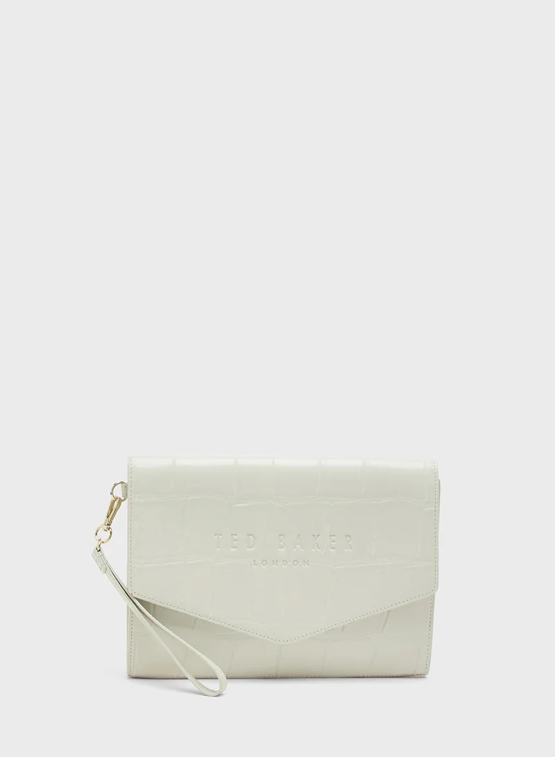 تيد بيكر Croc Effect Envelope Pouch wallets