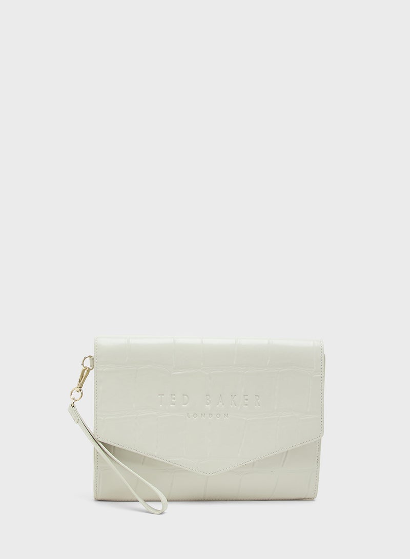 Ted Baker Croc Effect Envelope Pouch wallets  - Image 1