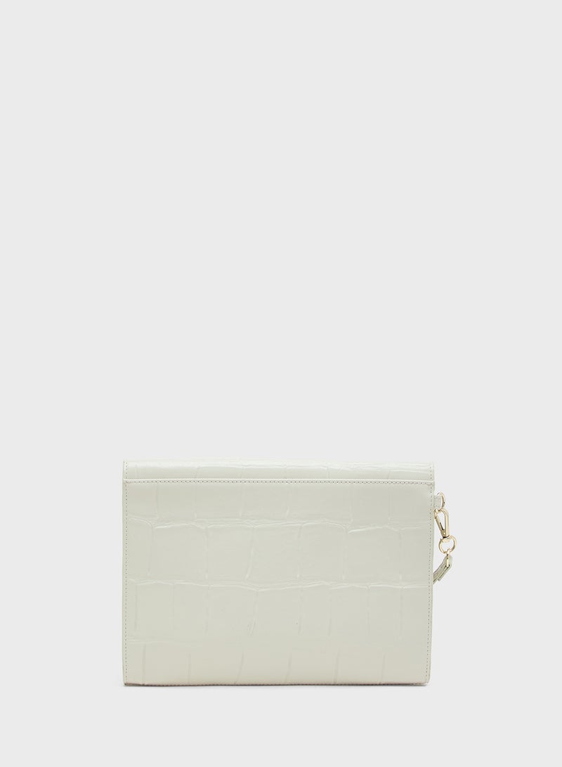 Ted Baker Croc Effect Envelope Pouch wallets  - Image 2
