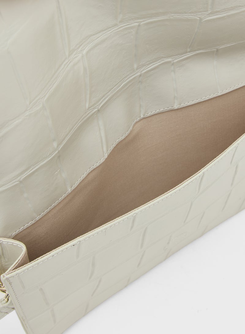 Ted Baker Croc Effect Envelope Pouch wallets  - Image 5