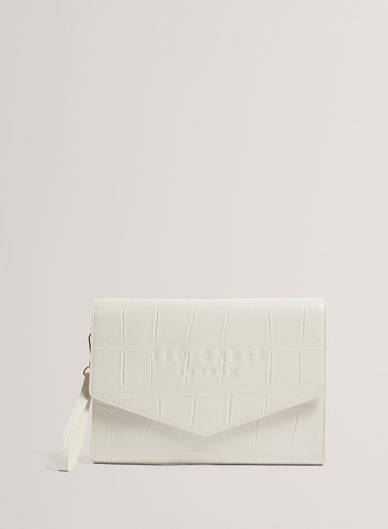 Ted Baker Croc Effect Envelope Pouch wallets  - Image 1