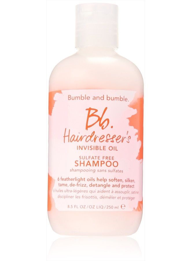 Bumble and Bumble Hairdresser's Invisible Oil Sulfate Free Shampoo peach, 8.5 Fl Oz - Image 1