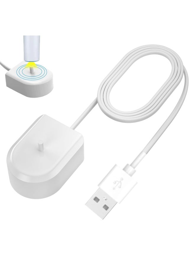 Charger Base for Philips Electric Toothbrush Charger HX6100 Compatible for Philips HX3000 HX6000 HX8000 HX9000 Series Waterproof IP67 Portable Travel