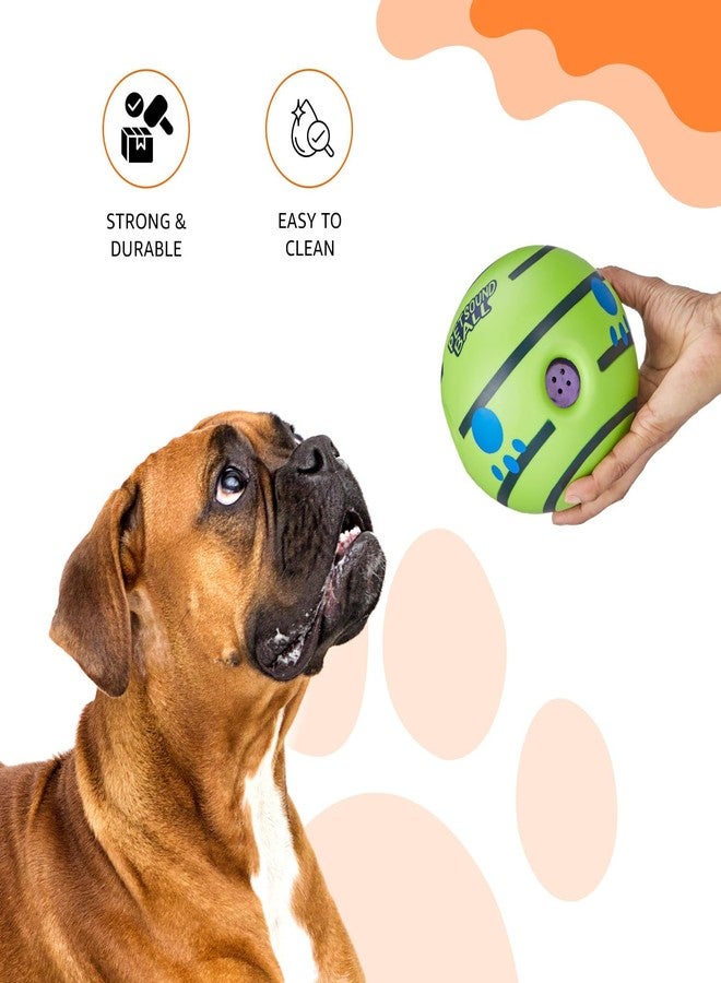 Pet Guard Hard Squeaky Rubber Ball for Dogs | Dog Toy for Medium and Large Breeds (Multi-Color) - Image 3