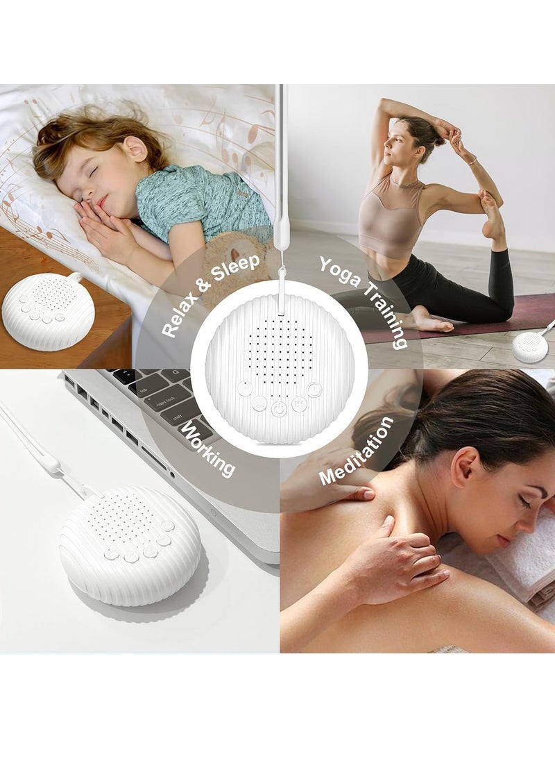 Gonice - White Noise Machine, Portable Sound Machine for Sleeping Adults & Baby, 10 Soothing Sounds, Rechargeable Battery Noise Sleep Machine for Home, Office, Yogasleep - Image 1