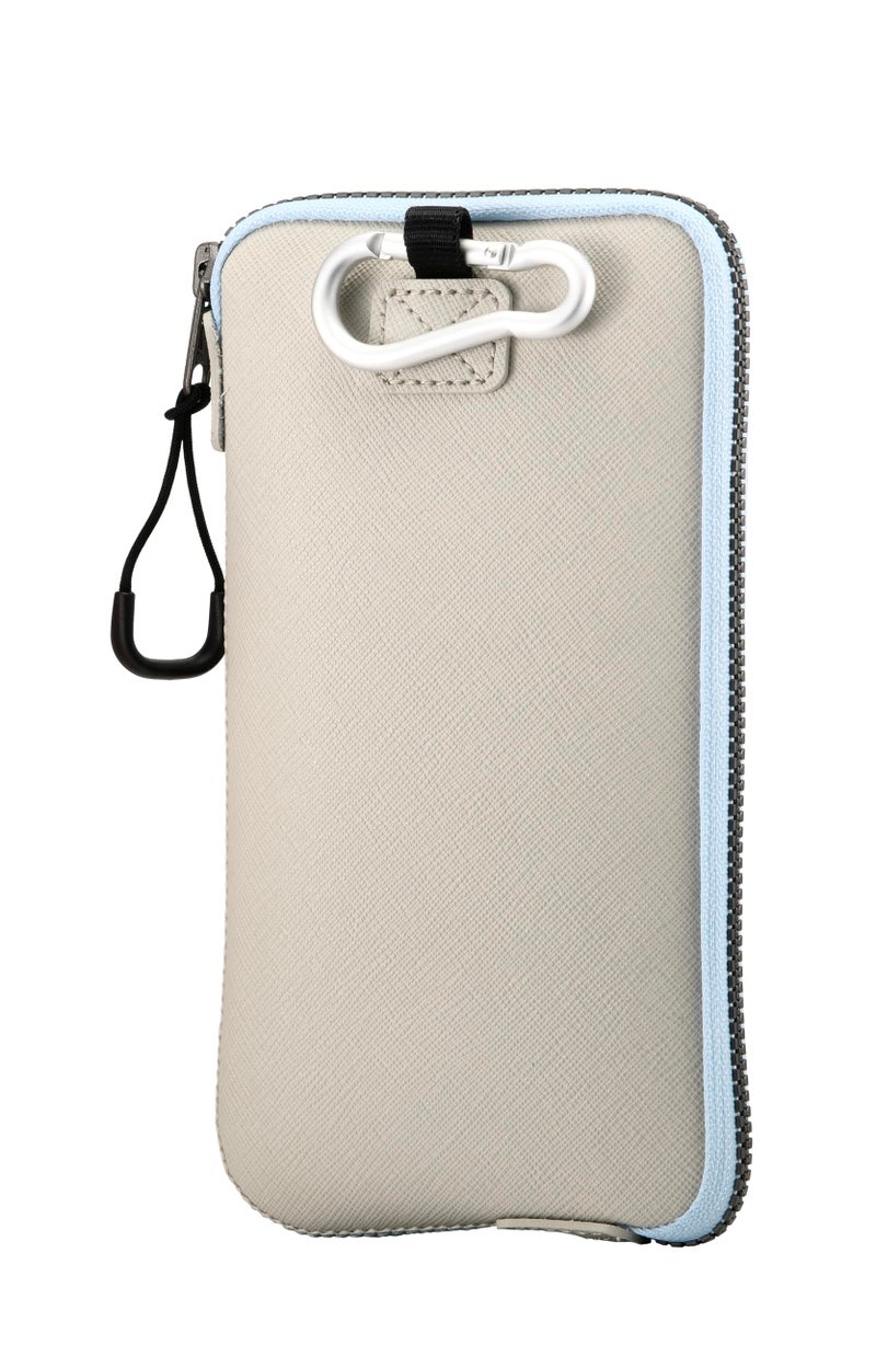 OneJoy Phone Sleeve Lightweight Cell Phone Pouch for Mobile Protection, Slim Fit and Durable, with Clip-on for Easy Carrying, Enough for 6.1" to 6.9" Cellphone [ Beige ] - Image 1