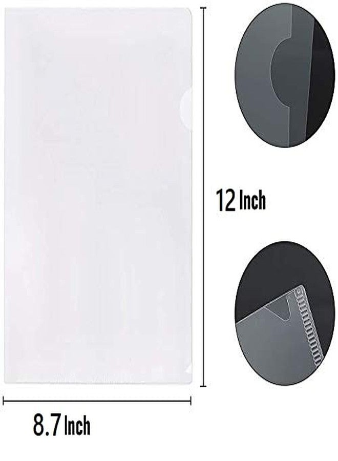 True-Ally مجموعة ملفات True-Ally بالجملة، مقاس A4 (عبوة من 96 ملفًا) - حافظة مستندات شفافة - منظم أوراق - Image 3