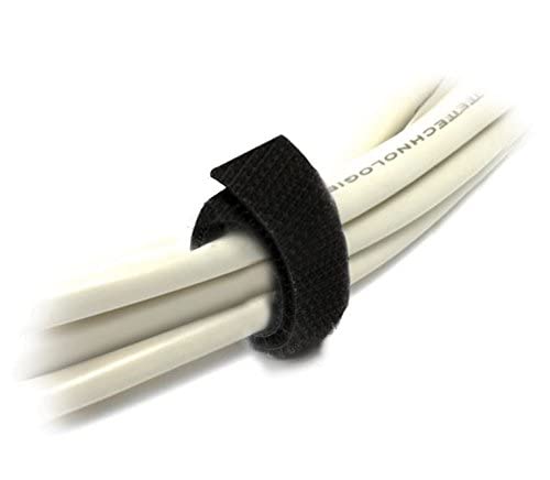 Aeoss Cable Ties Reusable Fastening Nylon Tape Double Side Hook Roll Hook and Loop Straps Wires Cords Management Wire Organizer Straps, Double Side Hook and Loop(Set Of 2) - Image 5
