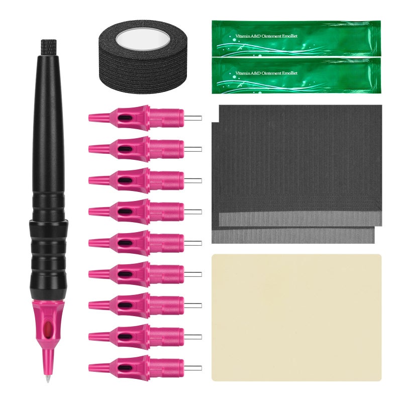 Tattoo Hand Poke a Stick Alloy Tattoo Cartridge Poke Pen Tool Beginner Diy Home Tattoo Supply - Image 1