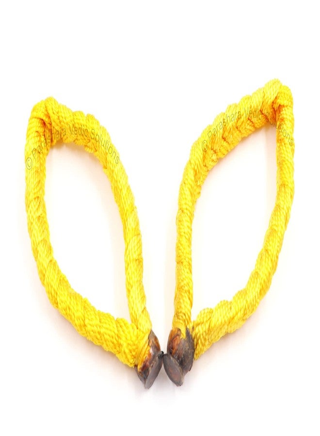 ARKAM Women Bagalamlukhi Kavach/Baglamukhi Raksha Kavach/Baglamukhi Raksha Sutra/Yellow Thread Kavach Bracelet-Set Of 2 - Image 3
