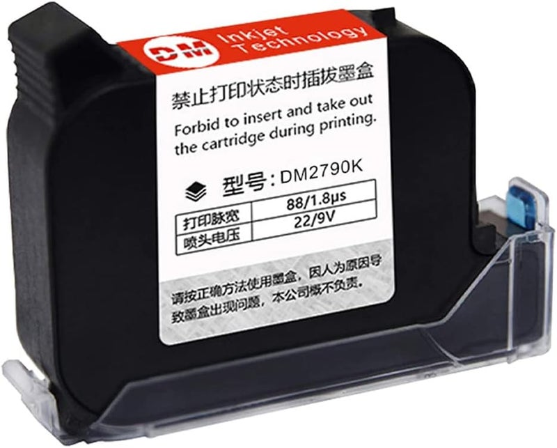 NEELABIL Ink Cartridge Replacement Quick-Drying 45ml for MX3 Handheld Inkjet Printer(Black) - Image 1