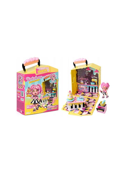 KookyLoos Playset Tiffanys Popup Bakery 1x4 V.0 Changing Expression