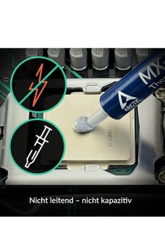 Arctic ARCTIC MX-4 (8g) - High Performance Thermal Paste for All Processors (CPU, GPU - PC, PS4, XBOX), High Thermal Conductivity, Safe Application, Non-Conductive, Non-Capacitive  - Image 4