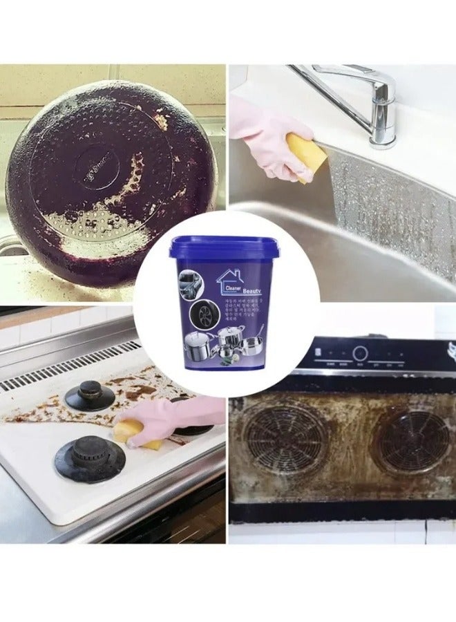 كلينر بيوتي 2 عبوة من معجون تنظيف متعدد الأغراض لإزالة البقع والصدا، يعيد اللمعان للأدوات المصنوعة من الستانلس ستيل - Image 4