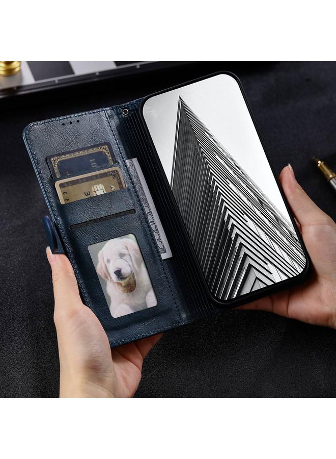 erorex Case For iPhone 15 Simple 6-Card Wallet Leather Phone Case - Image 3